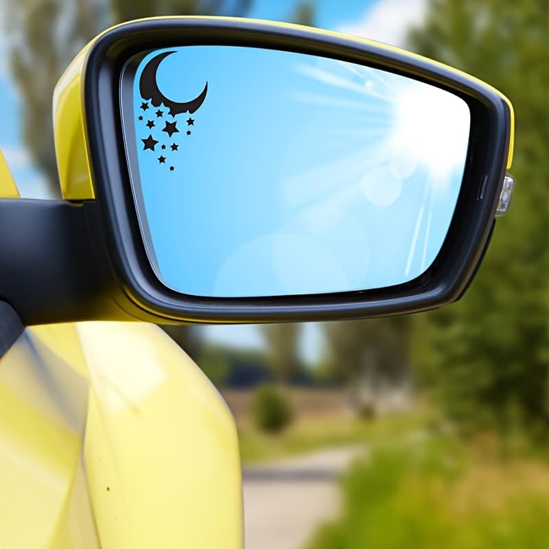 TEMU And Moon Mirror Patch Set For Car Body Paint Stickers