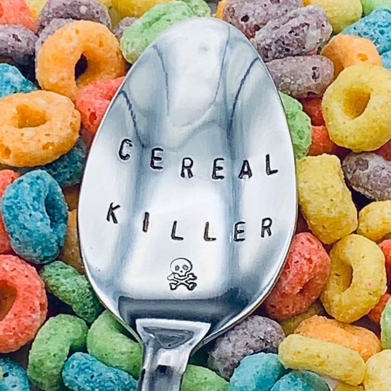 TEMU 1pc Cereal Killer Spoon Unique Gift Boyfriend Husband Hand Gift