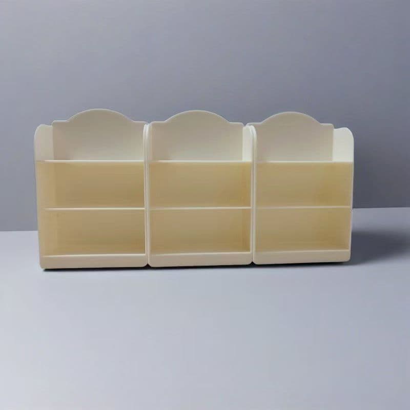 TEMU A Set Of 3 Miniature Bookshelves, A Structure Designed Specifically For Office Desks, Display Cabinets, Etc. | The Bookshelf Design As A Model Of Miniature Furniture. Model House Accessories