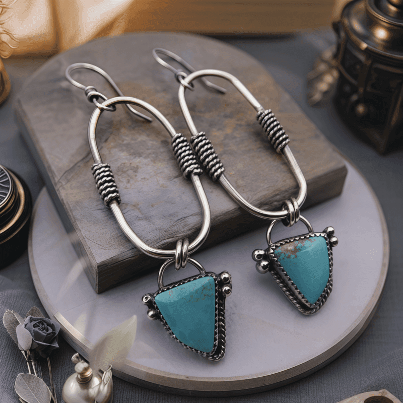 TEMU 1 Pair Of Brand And Women's Fashionable Hanging Earrings Elegant And Vacation Party With Jewelry Additions, Exquisite Thanksgiving Gifts