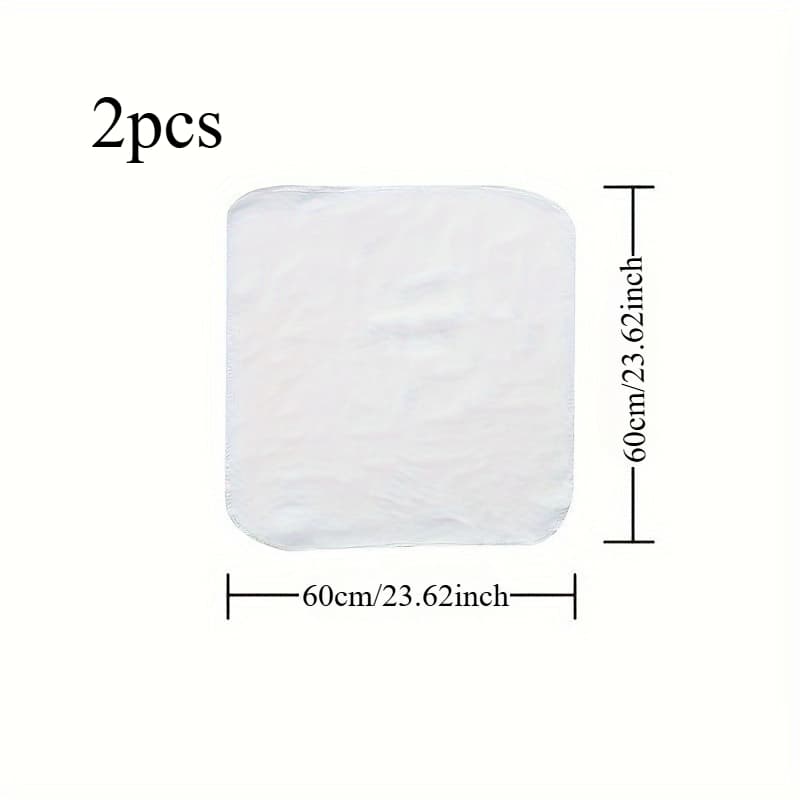 TEMU 2pcs Steaming Cloth 23.62in Transparent Reusable For Dumplings Buns Tofu Rice Fits Steamer Baking Pan Microwave Breathable Washable Kitchen Lining
