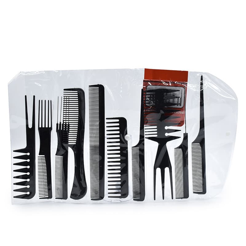 TEMU 10pcs Haircut Styling Comb Set Professional Anti-static Hairdressing Combs Training Tail Combs