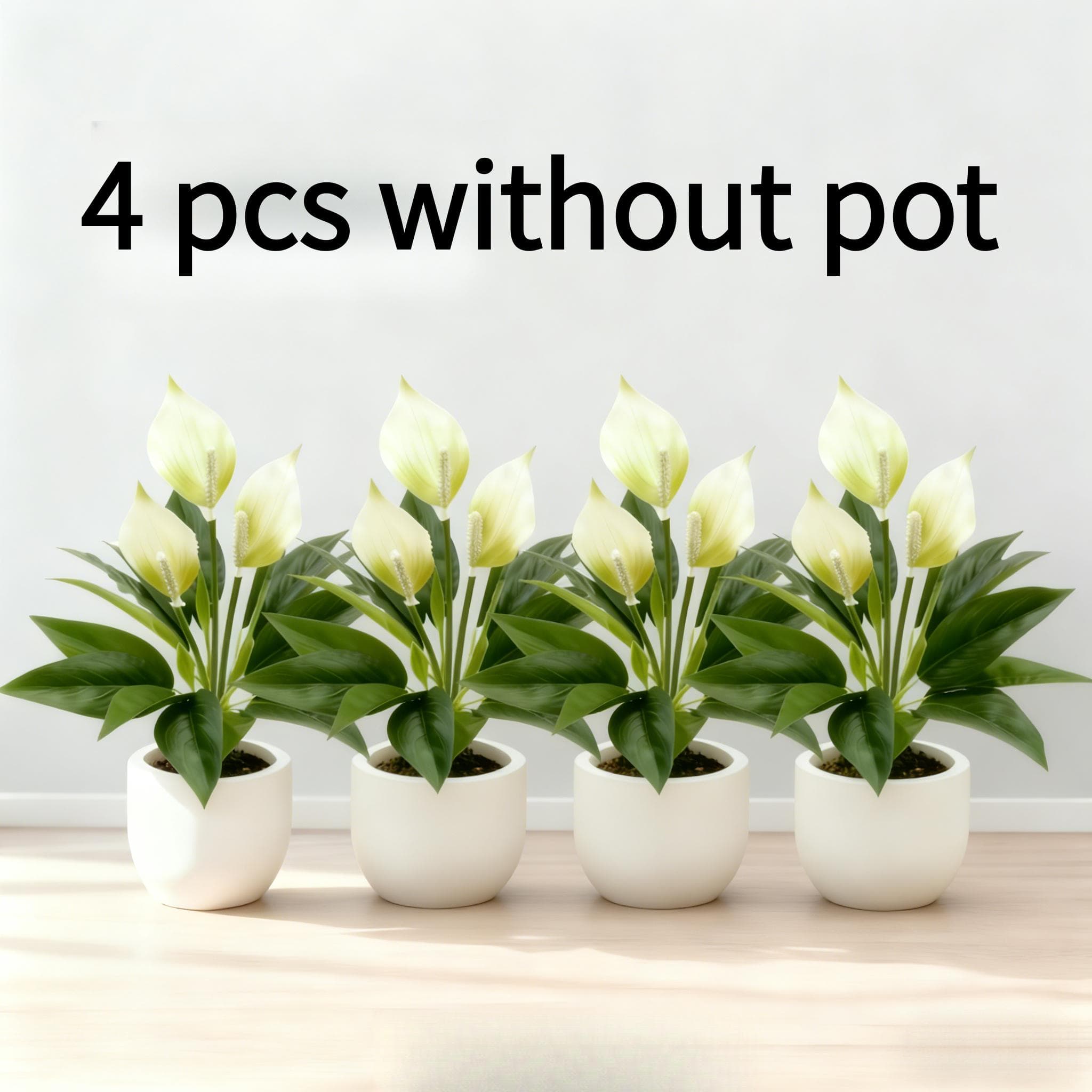 TEMU 4pcs Large Artificial Taro Plants - Realistic Fake Taro Stems With Leaves, Plastic /outdoor Decor Suitable For Home, Office, Garden, Hotel Decoration, For , Easter, Spring Festival, Decoration