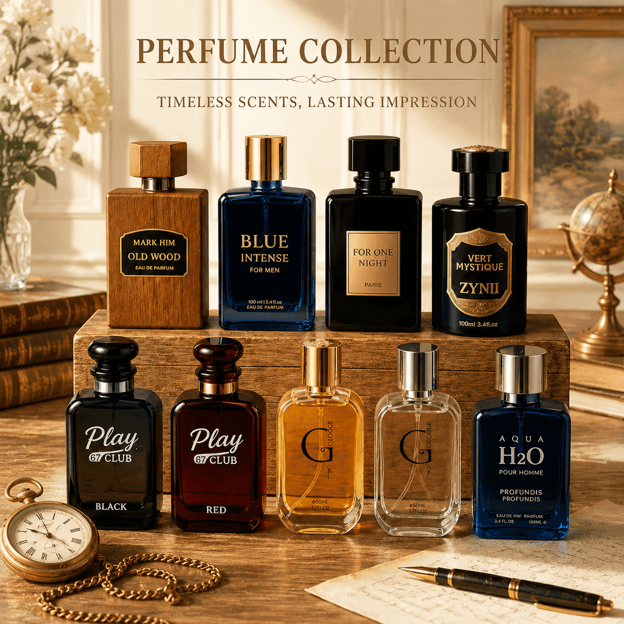 TEMU 1pack Men's Surprise Perfume | 50ml/100ml | From Bottles Citrus//aquatic/, You Will Get A Random Surprise Perfume | Surprise Different Mood , Birthday Gift For Boyfriend