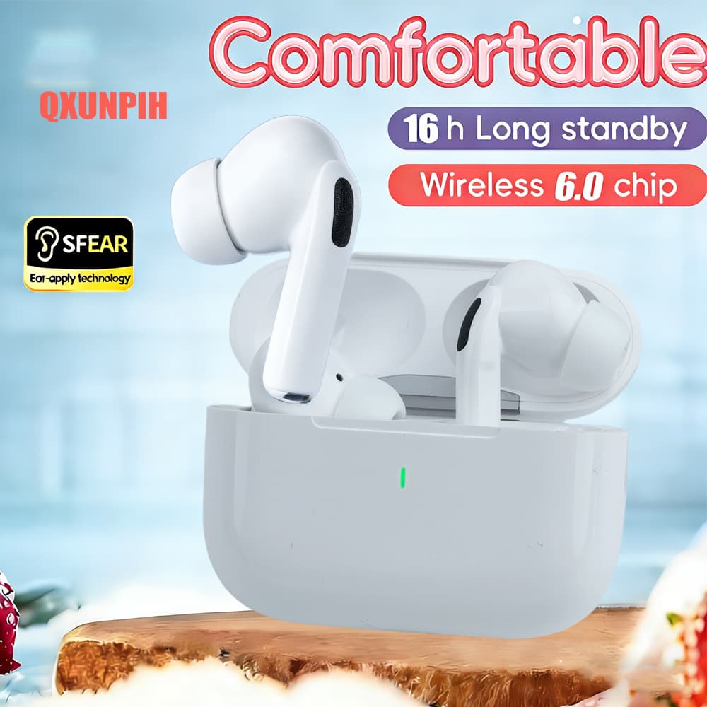 TEMU Qxunpih Wireless Earbuds | Wireless Tws 6.0 Compatible With Iphone And Android, Comfortable Stable In-ear Design, Long , Usb Charging, High-definition Calls, Suitable For Sports, Work, And Study