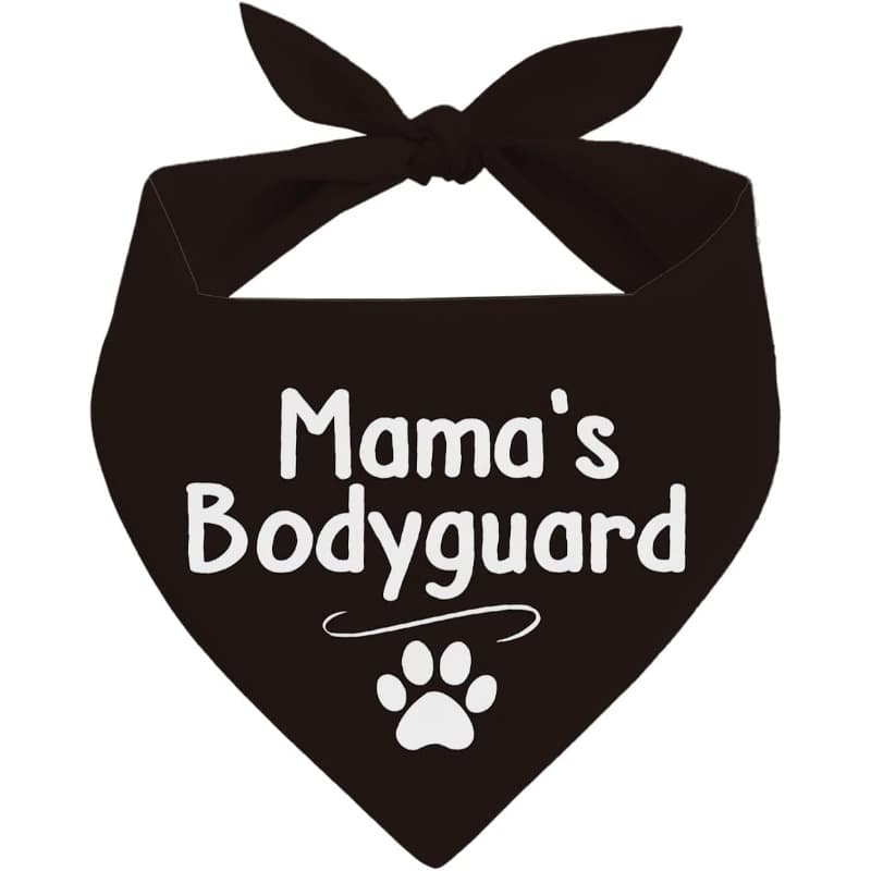 TEMU 1pc 24.8×11 Inch Mama's Dog Bandana, A Triangular Scarf For Medium-sized Dogs, , Perfect Gift For Dog Enthusiasts