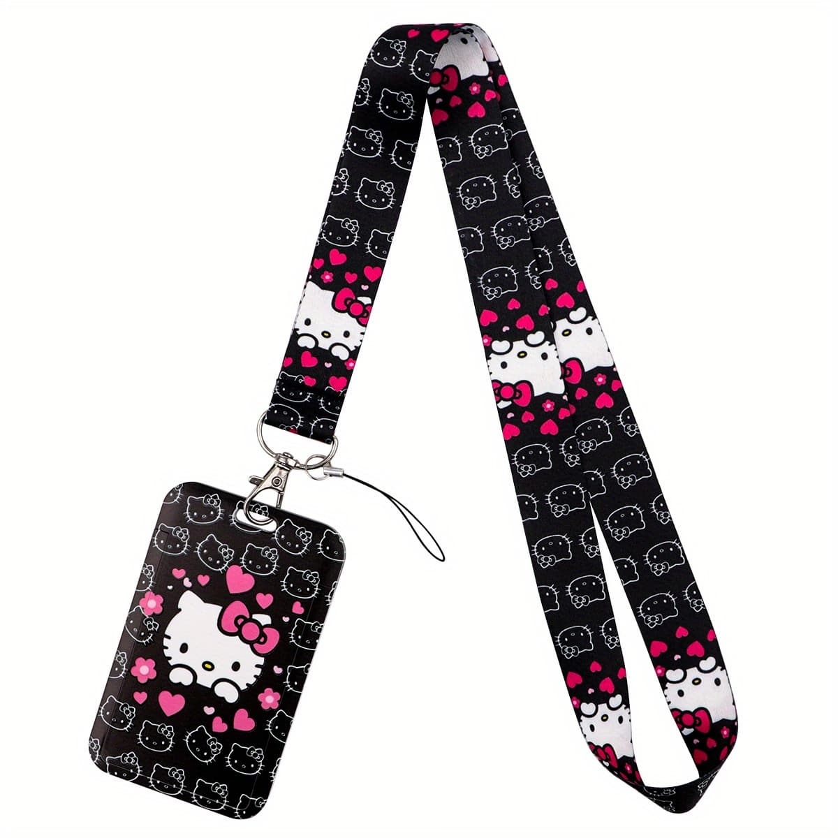 TEMU Lanyard Id Credit Card Cover Pass Badge Holder Holder Accessories