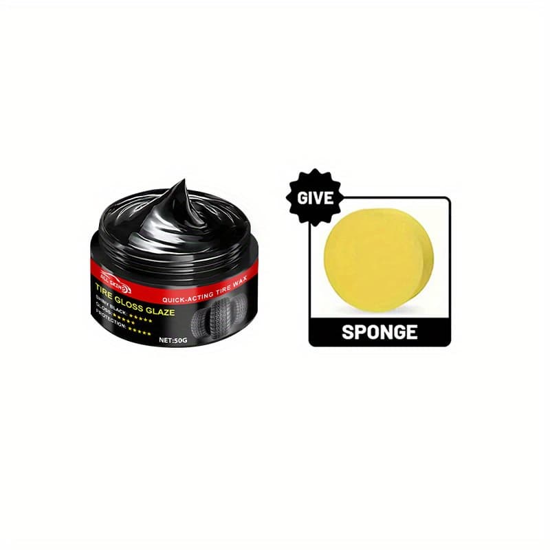 TEMU Quick-acting Tire Wax - Fast-acting Tire Shine And Protection Formula With End, Car And Plastic Restorer, Vehicles, Easy Application, Professional Packaging