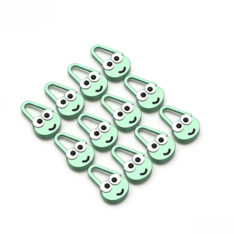 TEMU 12pcs Cartoon Frog Markers, Cute Big- Design Anti-fall Safety Pins Knitting Marking Tools Sweater Yarn Crochet Universal Positioning Small Pins