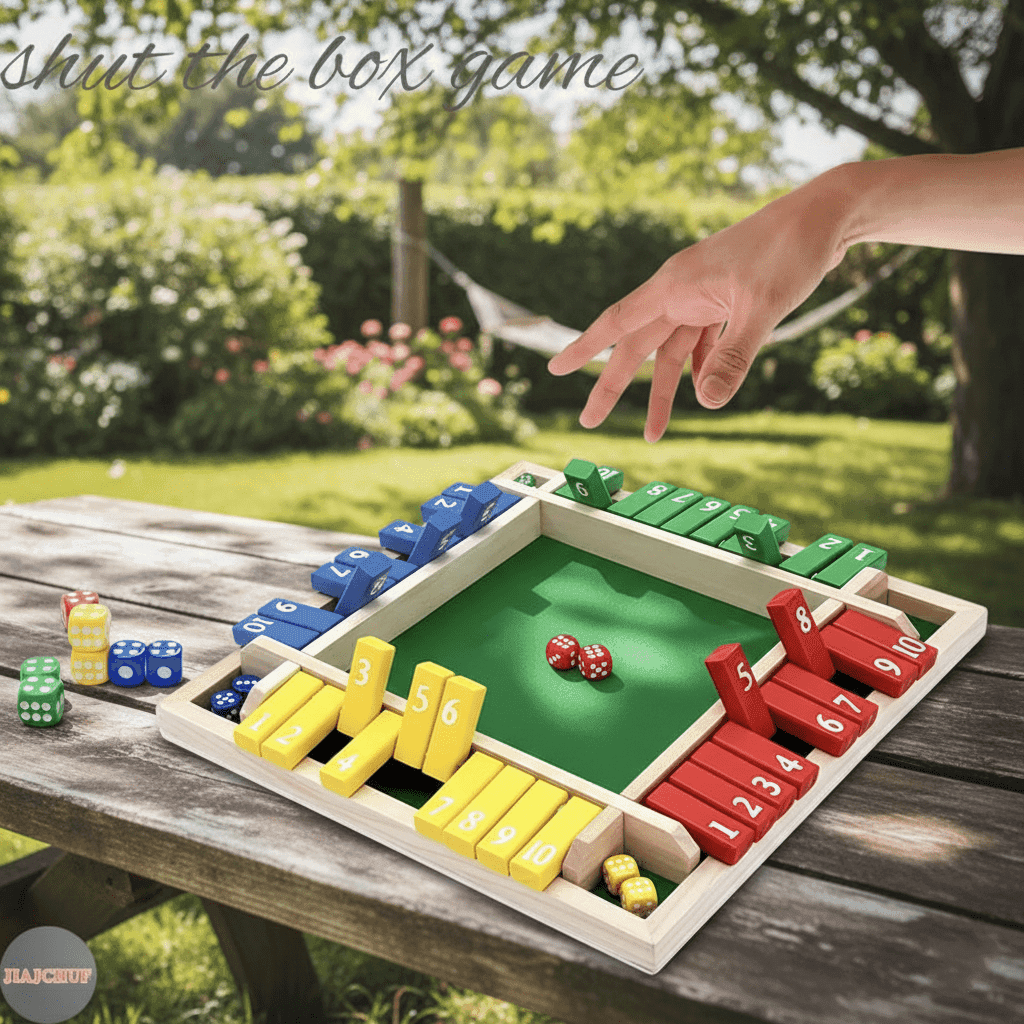 TEMU Classic Wooden Dice Strategy Game For 2- - Fun Adult Party Board Game, Perfect For Social Nights, Group Games & Party Activities