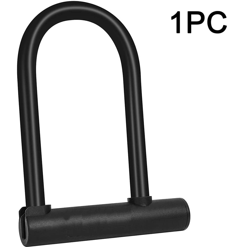 TEMU 1pc High-security For Motorcycles, Bicycles And Electric Vehicles - Anti-theft Steel With Pvc Protective Coating, Resistant To Hydraulic Cutting, Anti-pry Lock Cylinder