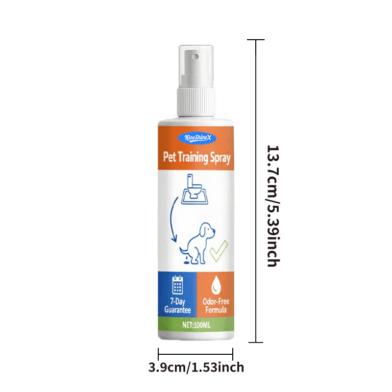 TEMU Pheromone Training Spray Suitable For Puppies & Kittens - Instant Housebreaking Aid With Odor , Potty Training Spray For Indoor Use, For Dogs And Cats, Pheromone Spray For Potty