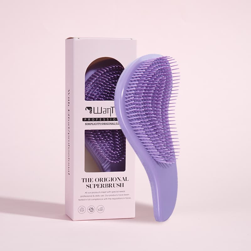 TEMU 1pc Magic Detangling Comb Anti-static Massage Hair Brushes Detangle Air Cushion Hairbrush Comb Festival Gift Box Comb