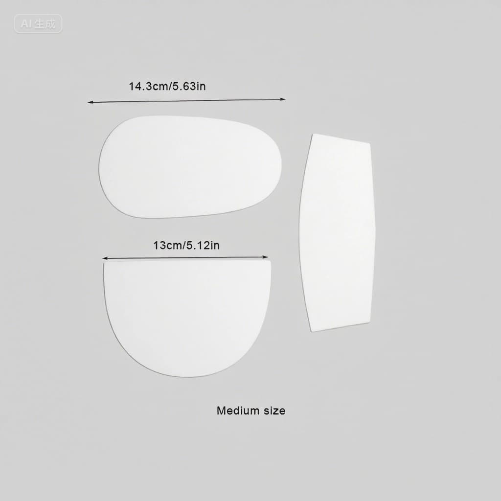TEMU Transparent Acrylic Shoe Shape Mold, Reusable Handmade Sewing Template For Diy Crafts And Patches, Perfect Gift For , Christmas, Thanksgiving, And New Year