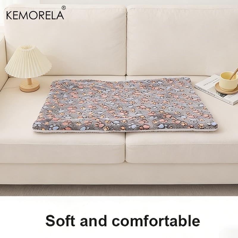 TEMU Kemorela Thickened Pet Mattress, Soft Autumn And Winter Sleeping Pad For Pets, Warm Christmas Gift, In 6 Sizes, Suitable For Small To Medium-sized Dogs, Thick And Soft Pet Mat