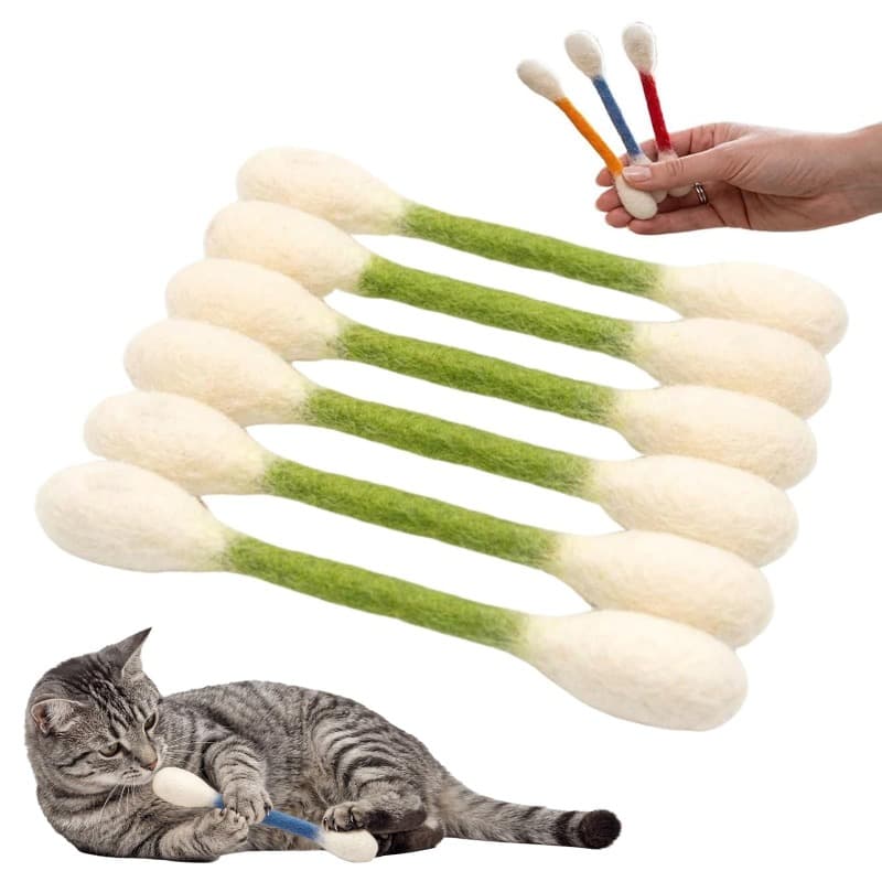 TEMU 6pcs Set Of Filled Kick Toys For Cats, Designed For Interactive Play And Teething Relief, Helping To Boredom And Support Dental Health, Making A Great Gift For Cat Enthusiasts, Without Battery