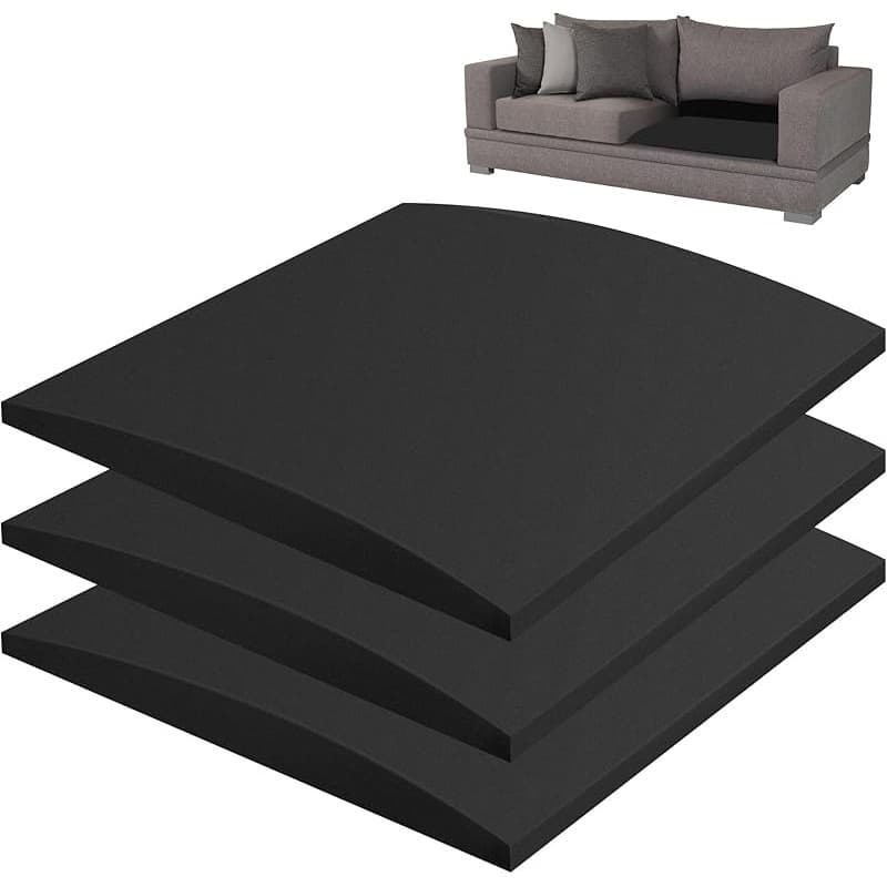 TEMU 3pcs Furniture Seat Support 20 "x 20" High-density Foam Couch Sofa Cushion Support Cushion Sag Repair Replacement For Sofa Couch Loveseat Chair Sagging Sea
