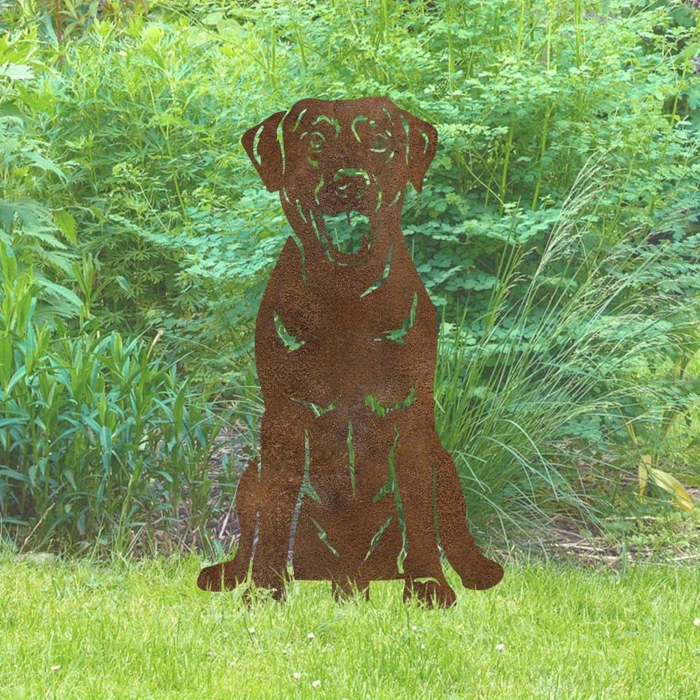 TEMU 1 Rustic Style Acrylic Garden Stake - Outdoor Patio Art, Weathered Effect, Ideal For Spring And Summer Decoration, Garden Decoration | Durable Outdoor Decoration, Garden Art Decoration