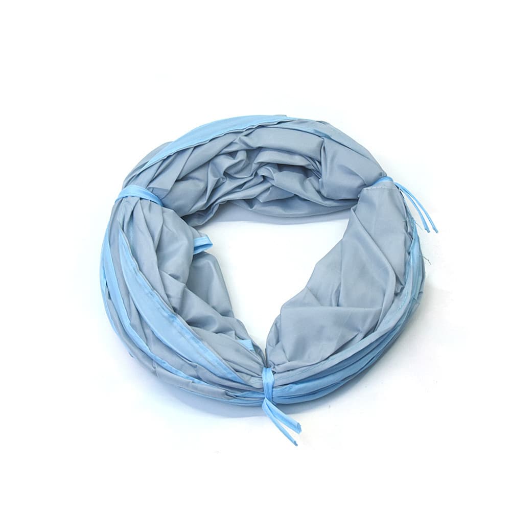 TEMU New Gray Tunnel Pet Tunnel Rolling Tunnel Foldable Toy Interactive Toy