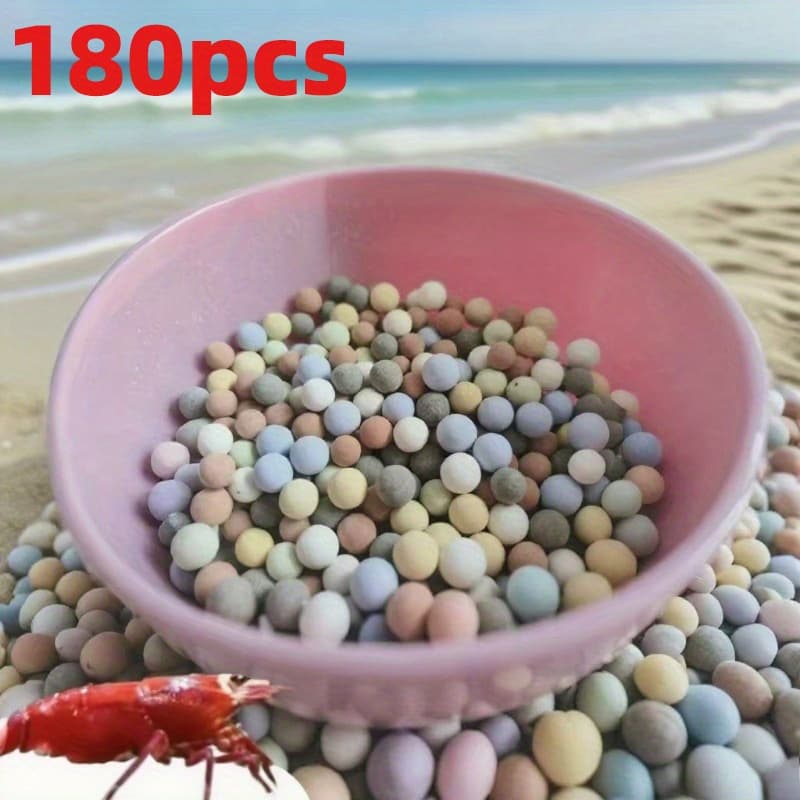TEMU 180pcs Of Aquarium Cleaning Supplies And Decorations, Filtration Materials For Aquariums - Suitable For Decoration And Purification, Filtration Materials For Aquariums, Nitrifying Houses