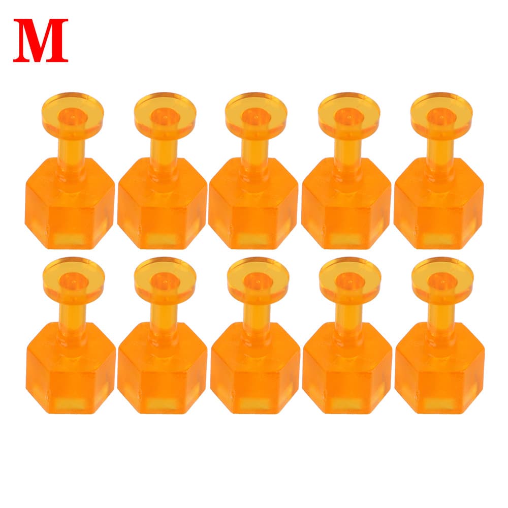 TEMU [10pcs Car Dent Repair Tool] 10pcs S M Dent Glue Pull Tabs Dent Removal Tools Car Dent Repair Tool Auto Paintless Dent Repair Film For Car Body