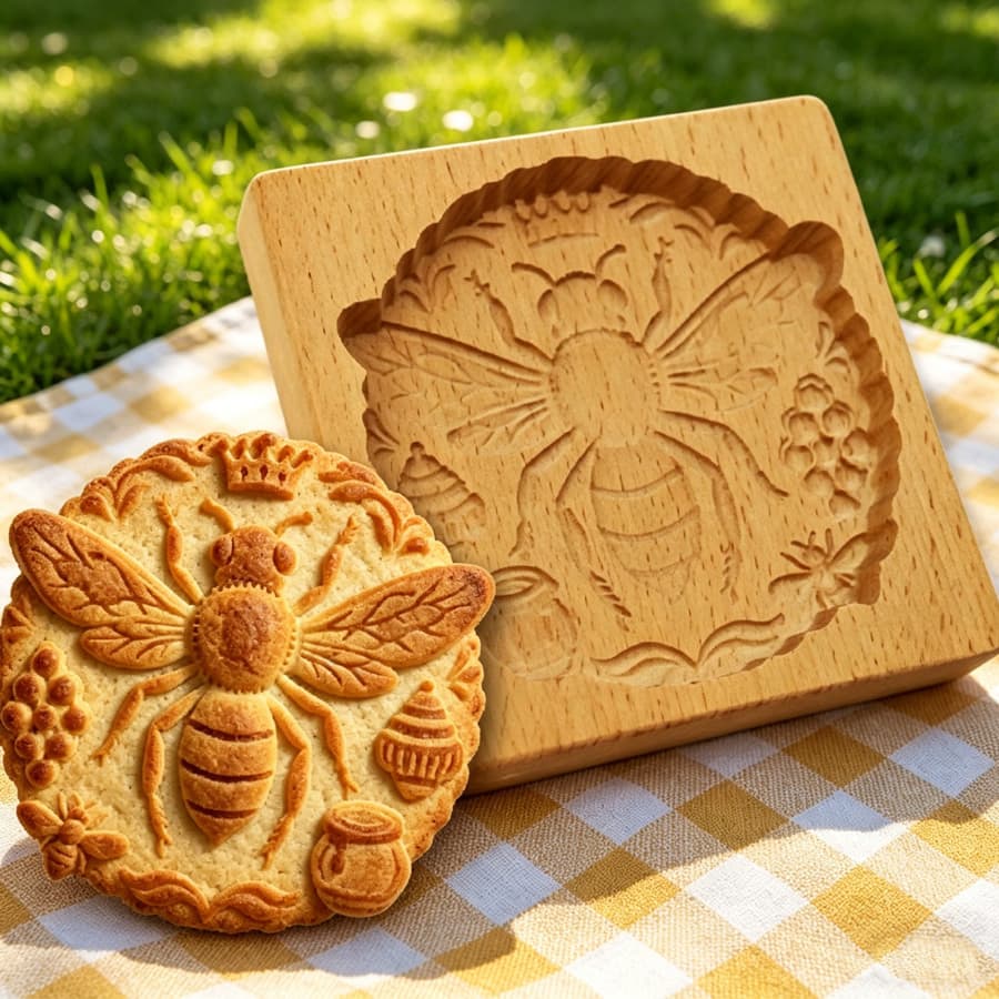 TEMU 4 Styles Of Queen Bee Element Cookie Cutters - Reusable Gingerbread Molds For, Pastries, And Homemade Snacks, Ideal For Baking, Perfect Gift For Bee Enthusiasts