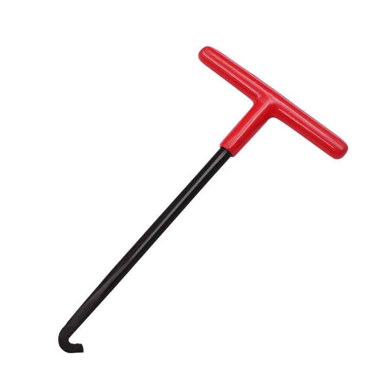 TEMU 1pc T-type Exhaust Spring Puller Tool, Motorcycle Muffler Spring Removal Hook, Brake Pedal Puller, Universal Repair Tool Kit