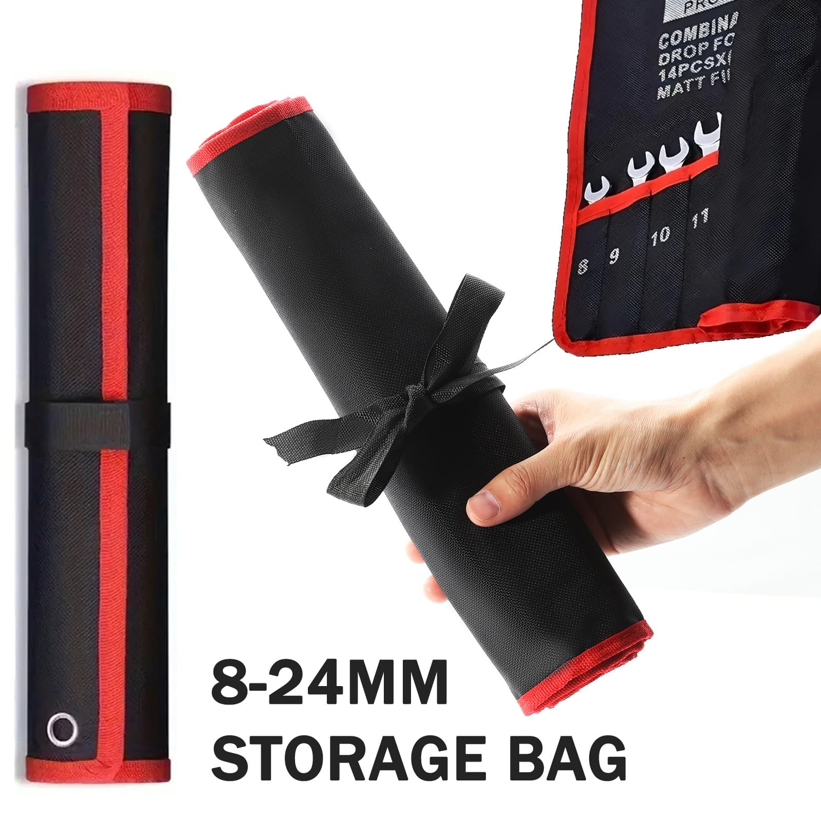 TEMU 14 Tool Storage Bags, Made Of Durable Materials, Suitable For Tool Storage In Garages, Basements, And Industrial Tools | A Simple Toolbox With A Sturdy Structure