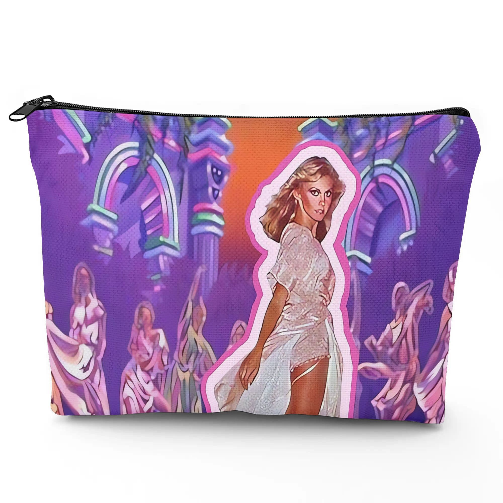 TEMU Being A Roller Skating Muse Makeup Bag Portable Makeup Bag For Weekend Trips, Sleepovers, Or Daily Commutes A Simple Accessory That You Organized In Style