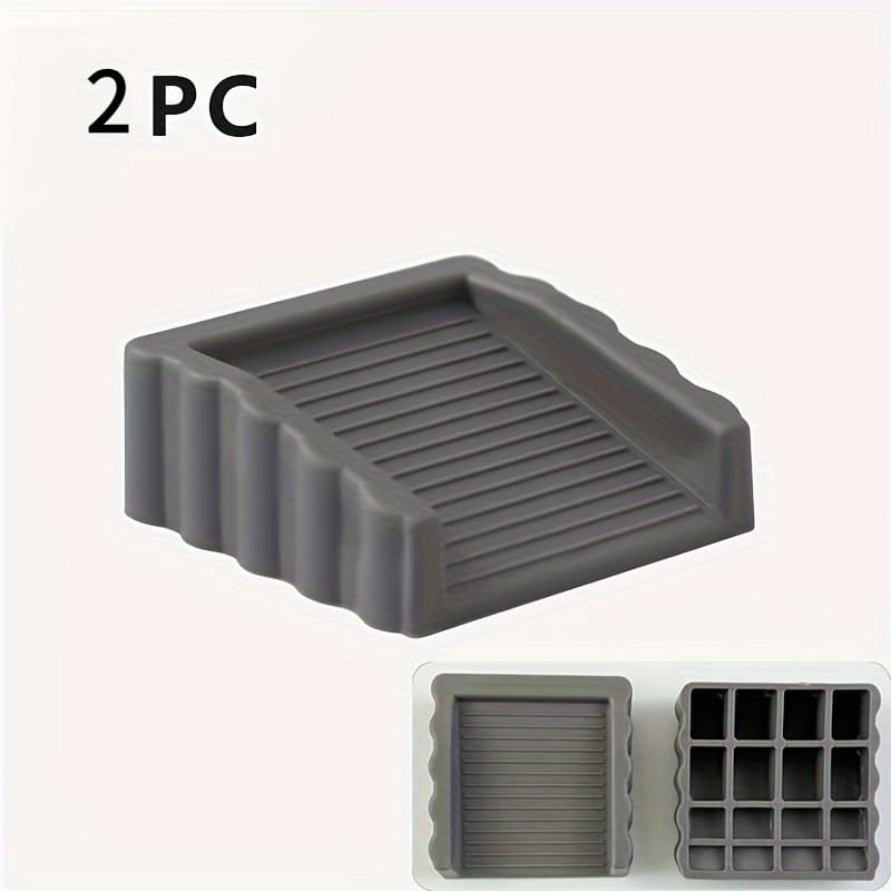 TEMU 2pcs Creative Windproof , Plastic Matte Surface Wedge, Safety Door Blocker, Anti-collision In