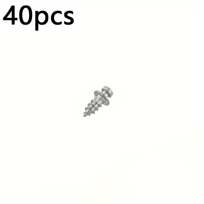 TEMU 40 Iron Picture Hooks, Quick Installation, Double-headed Screws, Hidden Cabinet Wardrobe , Plasterboard Hanging Decorative Nails