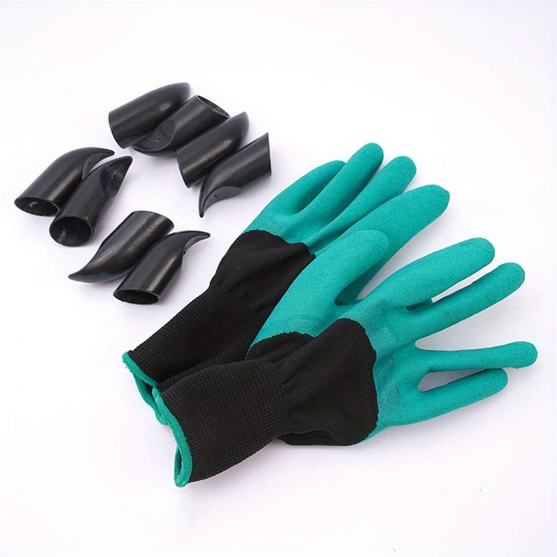 TEMU Women's Gardening Gloves With Claws - Thorn-resistant Latex, Nylon Material, Scratch-resistant, , Ideal For Planting And Weeding, Gardening Gloves | Thornresistant Gloves | Nylon Gloves