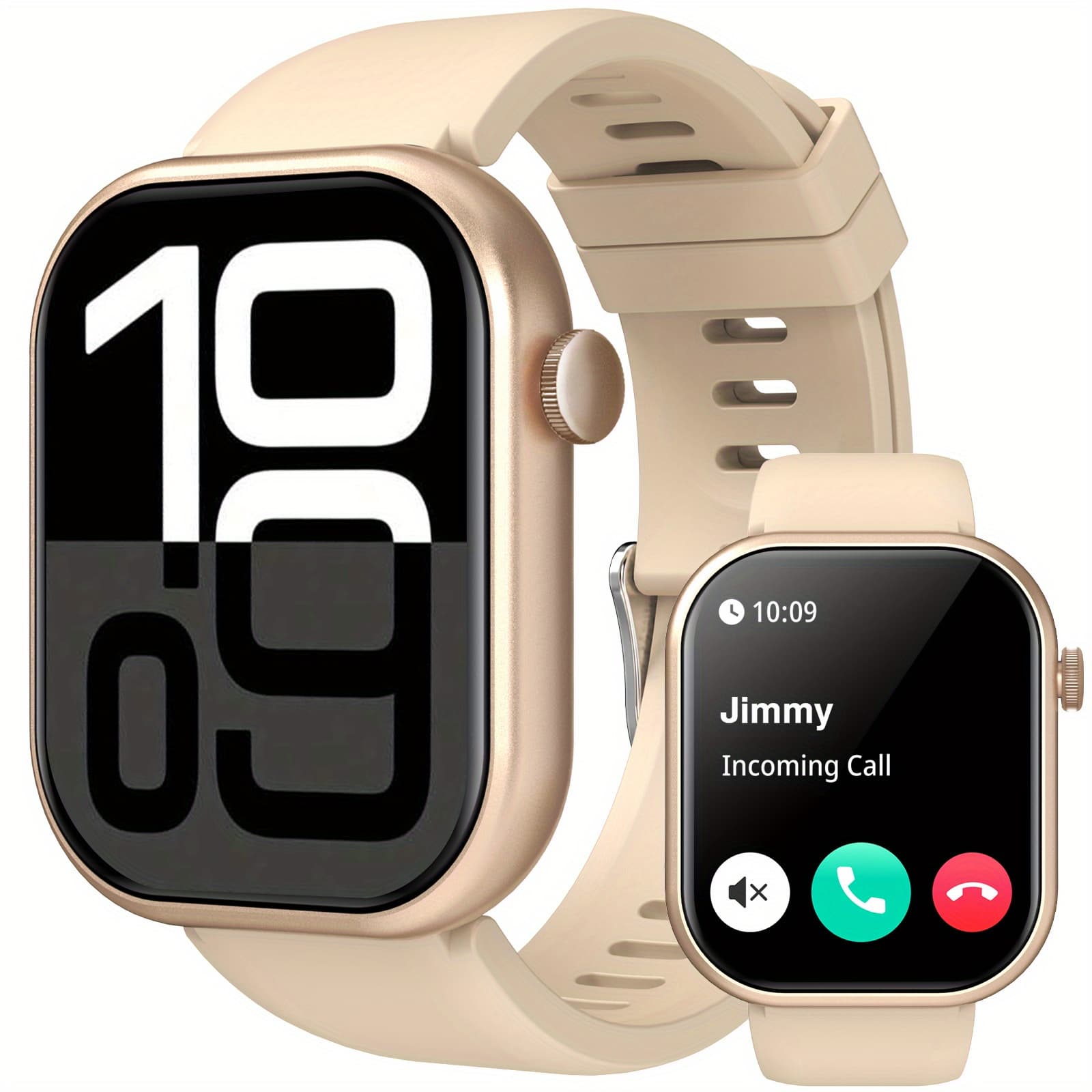 TEMU Smart Watch Features A Full Touch Screen, Multifunctional Watch That And Make Phone Calls, With Message Reminders And Other Functions, Suitable For Men And Women