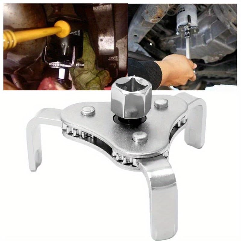 TEMU New Universal Oil Filter Wrench Adjustable Extraction Wrench Repair Auto Repair S Extraction