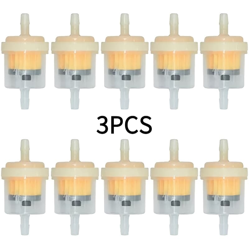 TEMU About 3/13 Universal Inline Fuel Filters With Magnet For Motorcycles Atv Go Karts Additions 3/ 16inch
