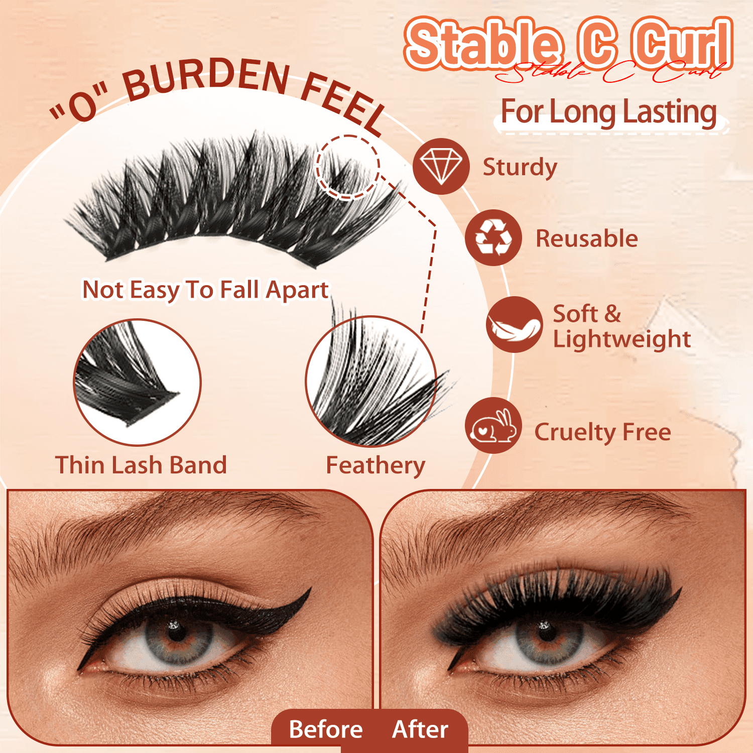 TEMU A Collection Of 100d 272pcs, , Wavy False Eyelashes Are Perfect For Daily Use As Well As For . Are Handmade, Reusable, And Offer A Lightweight