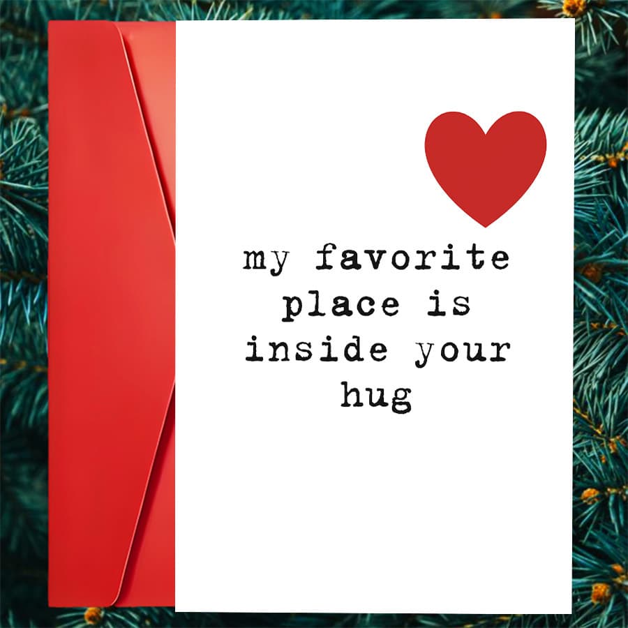 TEMU A Single Romantic Couple's Greeting Card With A , Perfect For Anniversaries, Valentine's Day, To And Gratitude For 's Embrace