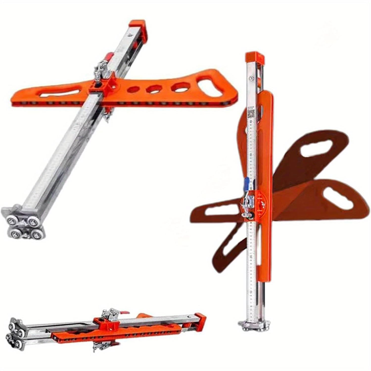 TEMU Auxtur Collapsible Metal Drywall Cutting Tool, Dual Positioning Cutter With Blade, Suitable For Cutting Thickness Of 8-13mm, Portable Drywall Cutting Tools For Walls, And Decoration