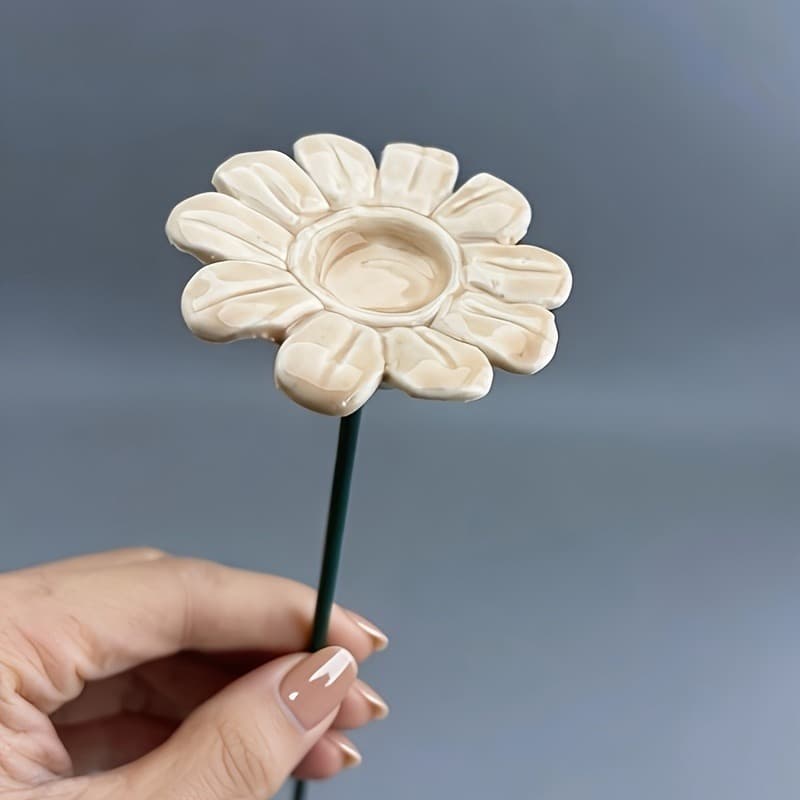 TEMU 5pcs Ceramic Bee Feeder, Handmade Ceramic Material, Used As Sugar Feeder, Water Feeder, Suitable For Outdoor Garden Feeding, And Can Be Indoors For Decoration, Practical And Beautiful