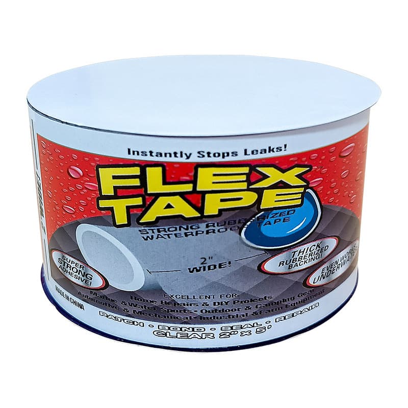 TEMU Heavy-duty Tape, Thick Flexible Tape - For Sealing And Repairing Leaks, Underwater, Suitable For Indoor And Outdoor - For Home, Rv Roofs, Pipes, And Pool Repairs, In White, Clear, And Black