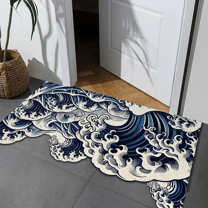 TEMU 8mm Thick Design Plush Rug, Soft Non-slip Area Rug For Bedroom, Living Room, Sofa, Easy Clean Decorative Floor Mat