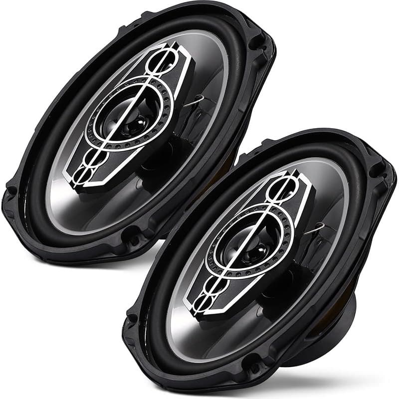 TEMU Coaxial Audio Speakers(pair), 1000w 4 Ohm Vehicle Coaxial Speaker W/pei Dome Tweeters, Stereo Speaker, Coaxial Tweeter Speaker Replacement