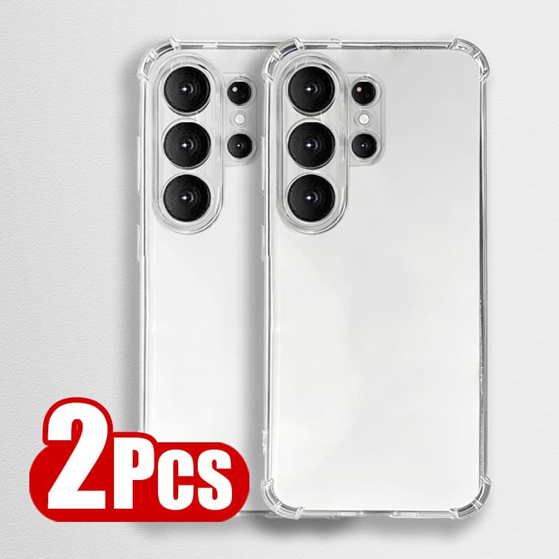 TEMU Phone Case: 2pcs Tpu Transparent Phone Case Suitable For Galaxy S26 S26 Plus S26 Ultra, S25 S24 S23 S22 S21 A13 A14 A15 A16 A17 A52 A53 A54 A25 A35 A55 A26 A36 A56