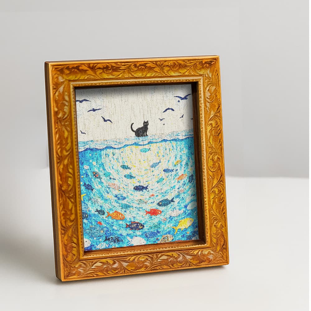 TEMU 1pc Wood Fridge Magnet Compatible With Sea Life & Flying - Wood Mini Ocean Themed Decoration, Fish & For Refrigerator, Kitchen, Tabletop - Marine Decor Gift For Home (wooden Fridge)