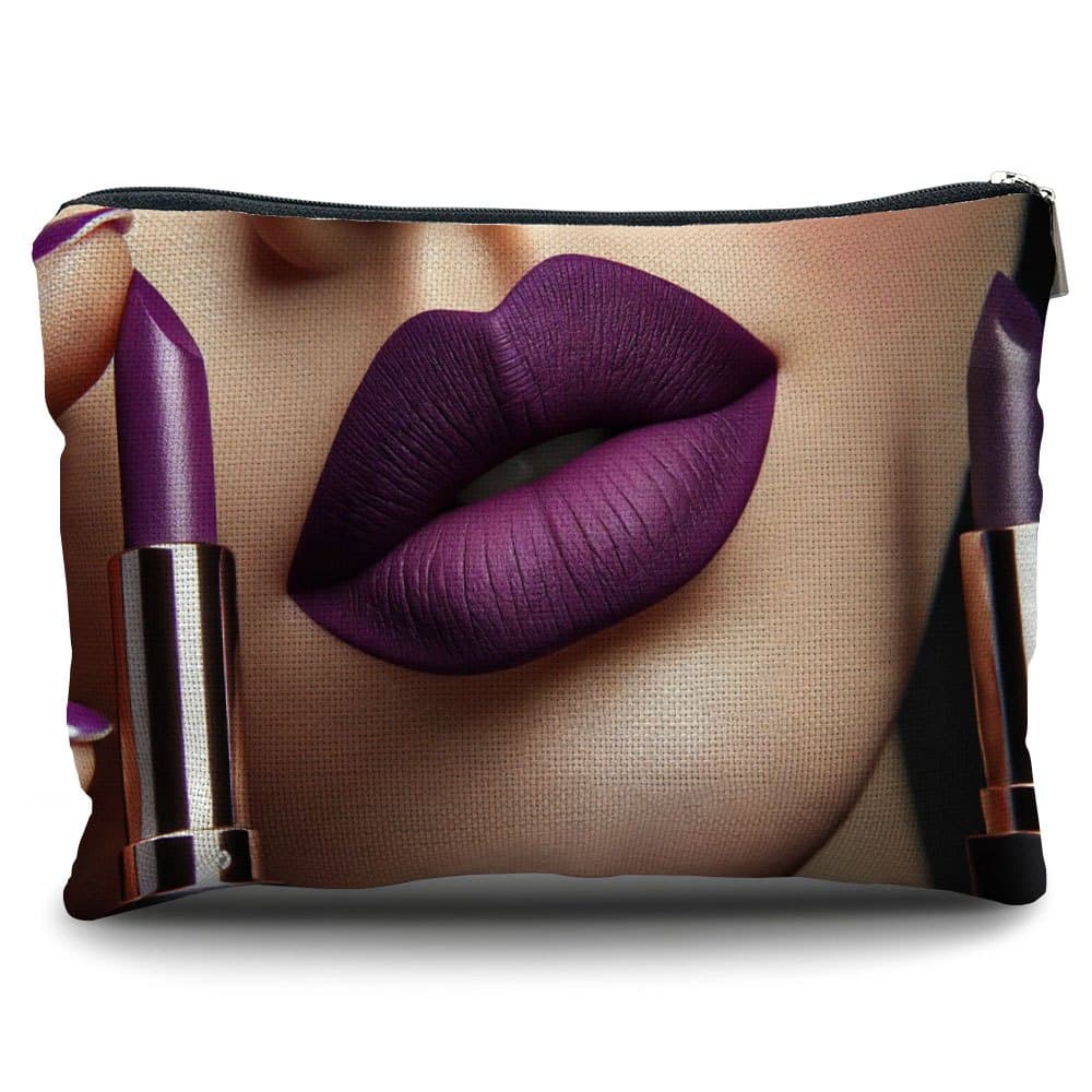 TEMU 1pc Of A Women's Portable Zippered Makeup Bag, Ideal For Stylish Reusable Cosmetics, Compact Travel Toiletry Case, Perfect Gift For Women (birthday/christmas/new Year)