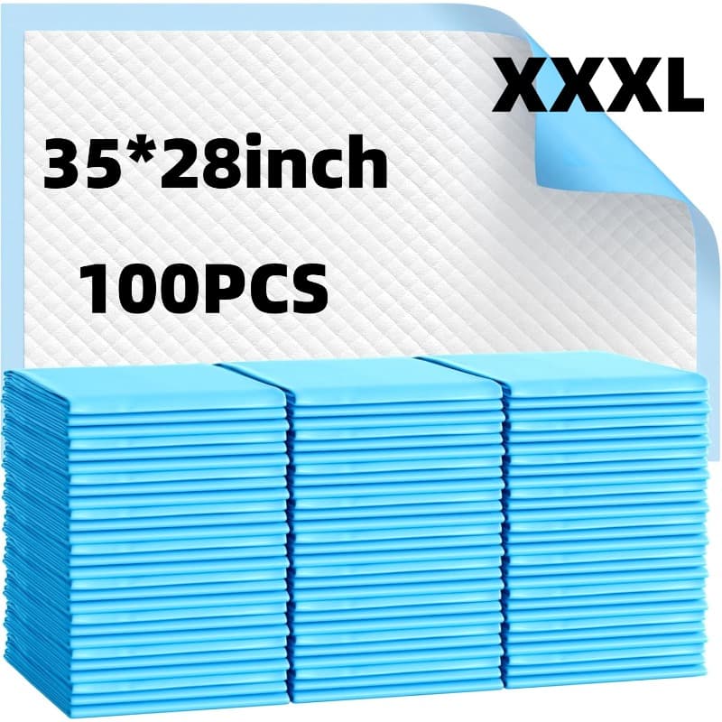 TEMU Xxxl Absorbent Dog Training Mat - Quick Drying, Multi-pack Disposable Pet Mat For Dogs, Cats, Rabbits - Durable Polymer And Fluffy , Ideal For And Incontinence. 4.8kg/bag