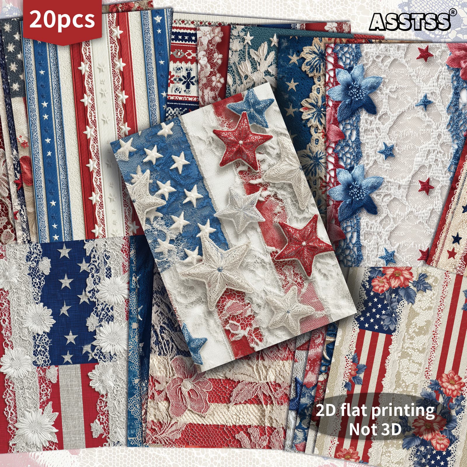 TEMU 20-pack Asstss Vintage 2d Flat Day Lace Postcards - 4x6 Inches Retro Junk Journal Supplies, Classic Pinup Illustrations Collectible Decorative Painting Cards For Scrapbooking & Crafting, 2d Flat