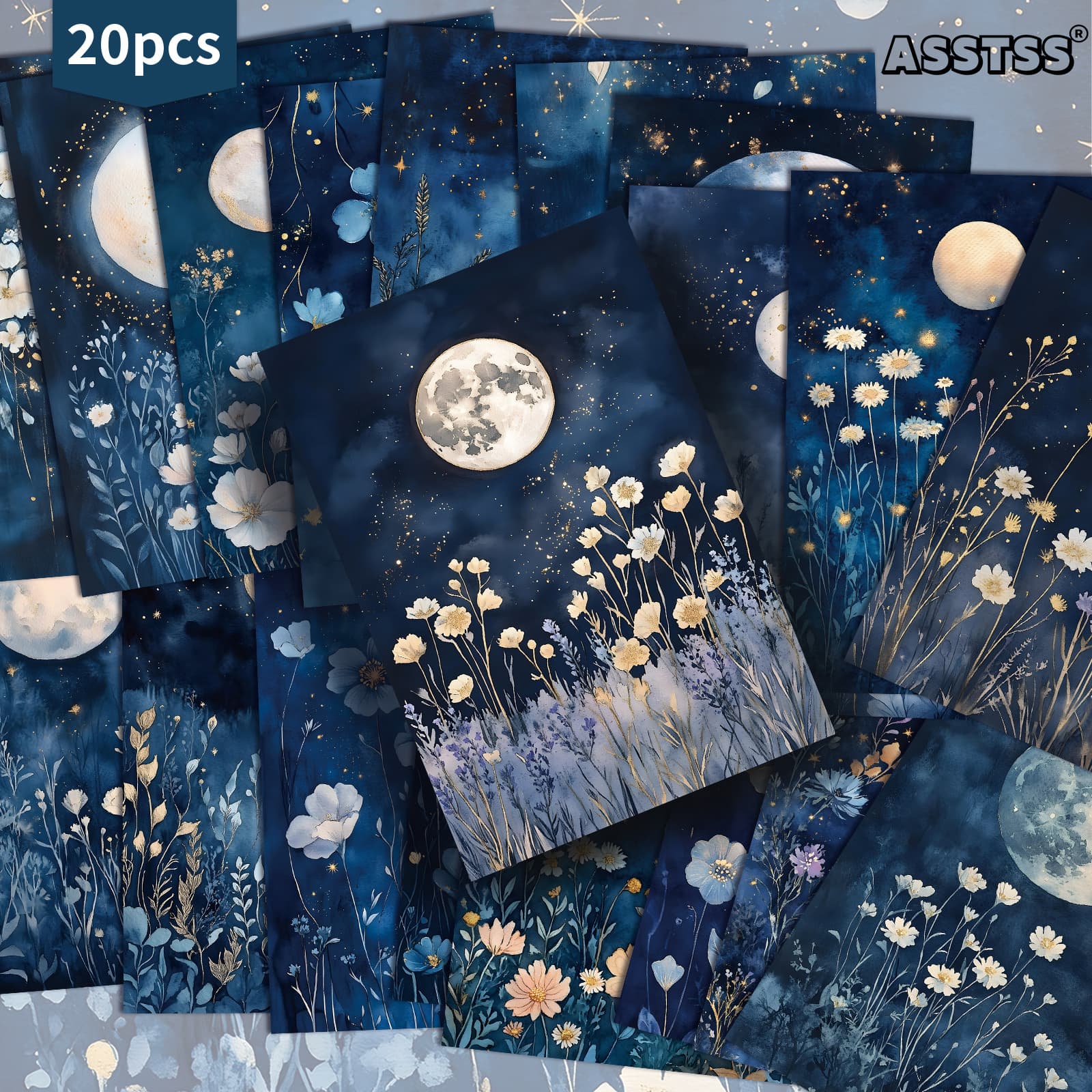 TEMU 20-pack Asstss Vintage Forest Postcards - 4x6 Inches Junk Journal Supplies Paper, Scrapbooking Supplies, Collectible Decorative Painting Cards For Scrapbooking & Crafting