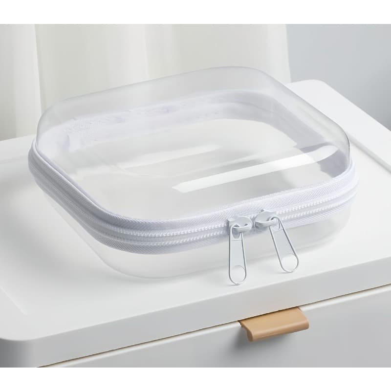 TEMU Hot-selling Travel Mini Small Travel Essential Supplies Storage Bag Transparent Storage Box