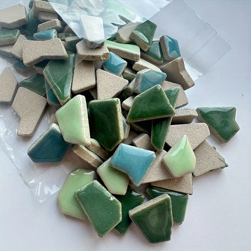 TEMU Bulk Materials For Mosaic Crafts, Including 100g Of Mosaic Tiles For , Painting, And Jewelry Projects